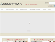 Tablet Screenshot of hana.courttrax.com
